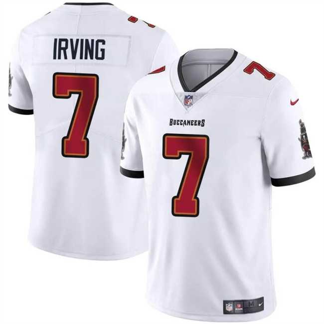 Men & Women & Youth Tampa Bay Buccaneers #7 Bucky Irving White Vapor Limited Stitched Jersey->tampa bay buccaneers->NFL Jersey